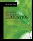 Image for Quantitative Research in Education