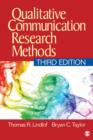Image for Qualitative Communication Research Methods