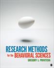 Image for Research methods for the behavioral sciences
