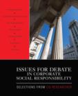 Image for Issues for debate in corporate social responsibility  : selections from CQ researcher