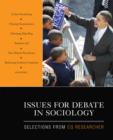 Image for Issues for debate in sociology  : selections from CQ researcher