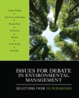 Image for Issues for debate in environmental management  : selections from CQ researcher