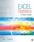 Image for Excel statistics  : a quick guide