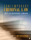 Image for Contemporary criminal law  : concepts, cases, and controversies