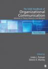 Image for The SAGE handbook of organizational communication  : advances in theory, research, and methods
