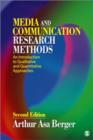 Image for Media and communication research methods  : an introduction to qualitative and quantitative approaches