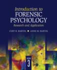 Image for Introduction to forensic psychology  : research and application