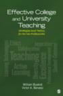 Image for Effective College and University Teaching