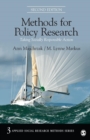 Image for Methods for Policy Research : Taking Socially Responsible Action