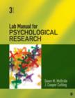 Image for Lab Manual for Psychological Research