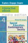 Image for Special Education in Contemporary Society Interactive eBook : An Introduction to Exceptionality, 4e Media Edition