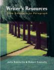 Image for Writer&#39;s Resources : From Sentence to Paragraph (with Writer&#39;s Resources 2.0 BCA/iLrn  CD-ROM)