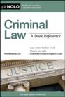 Image for Criminal Law: A Desk Reference