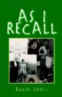 Image for As I Recall