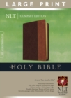 Image for NLT Compact Edition Bible Large Print Tutone Brown/Tan