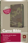 Image for NLT Compact Camo Bible Green Canvas Zip