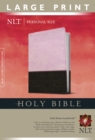 Image for NLT Holy Bible Personal Size Large Print, Pink/Brown
