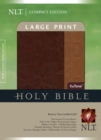 Image for NLT Compact Bible Large Print Tutone Brown/Tan, Indexed
