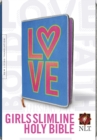 Image for NLT Girls Slimline Bible Neon Love