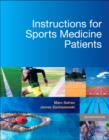 Image for Instructions for Sports Medicine Patients