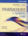 Image for Pharmacology for nursing care