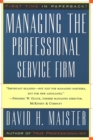Image for Managing The Professional Service Firm
