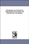 Image for Abhandlungen Zur Geschichte Der Mathematischen Wissenschaften Mit Einschluss Ihrer Anwendungen.