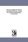 Image for Oeuvres Completes de Thomas Jan Stieltjes, Pub. Par Les Soins de La Soci T Math Matique D&#39;Amsterdam.