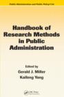 Image for Handbook of research methods in public administration : 134