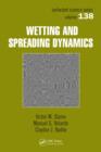Image for Wetting and spreading dynamics