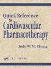 Image for Quick reference to cardiovascular pharmacotherapy