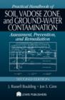 Image for Practical handbook of soil, vadose zone, and ground-water contamination: assessment, prevention, and remediation.