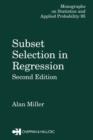 Image for Subset selection in regression