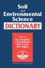 Image for Soil and environmental science dictionary