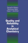 Image for Quality and reliability in analytical chemistry