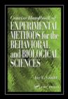 Image for Concise handbook of experimental methods for the behavioral and biological sciences