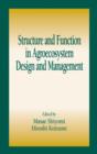 Image for Structure and function in agroecosystem design and management