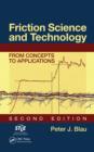 Image for Friction science and technology: from concepts to applications