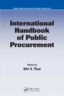 Image for International handbook of public procurement