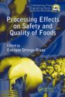Image for Processing effects on safety and quality of foods