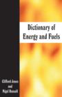 Image for Dictionary of Energy and Fuels