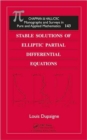 Image for Stable Solutions of Elliptic Partial Differential Equations