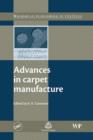 Image for Advances in Carpet manufacture