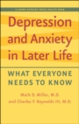 Image for Depression and anxiety in later life: what everyone needs to know