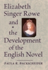 Image for Elizabeth Singer Rowe and the Development of the English Novel