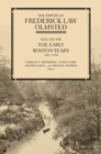 Image for The Papers of Frederick Law Olmsted : The Early Boston Years, 1882-1890