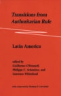 Image for Transitions from authoritarian rule.: (Latin America) : Volume 2