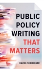 Image for Public policy writing that matters