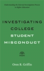 Image for Investigating college student misconduct