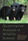 Image for Quantitative analyses in wildlife science